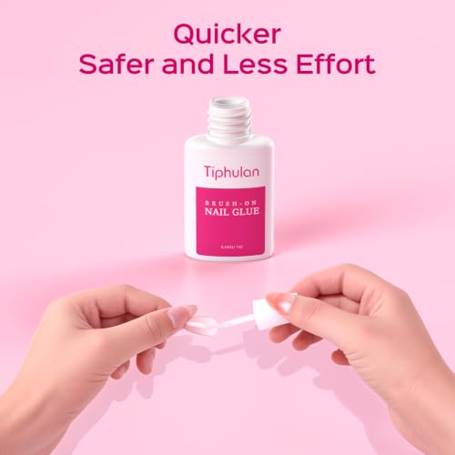 Super Strong Nail Glue for Press Ons & Tips - 4 Tubes, Salon Quality, Long Lasting
