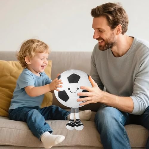 Soccer Plush Pillow - Soft Football Cushion for Kids & Decor
