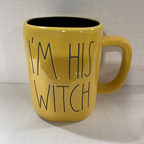Halloween Coffee Mug Set - 16oz Ceramic I’m Her Boo & I’m His Witch - Coffee Cup Gift