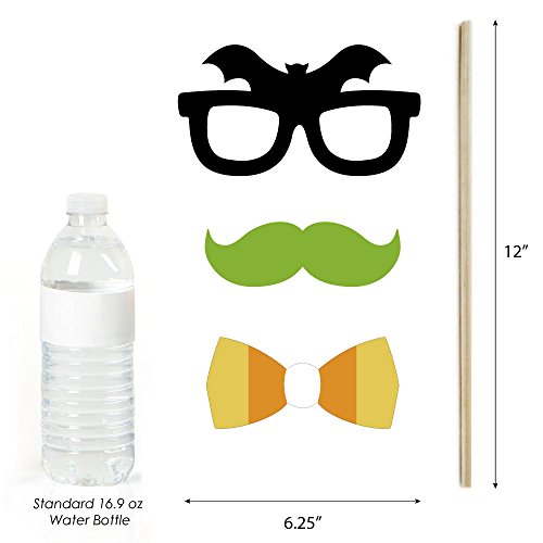 Small Trick or Treat Halloween Photo Booth Props Kit - Pack of 2