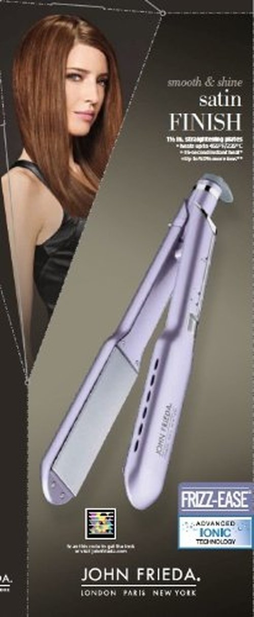 John Frieda Satin Finish Straightener, 1-1/2 Inch