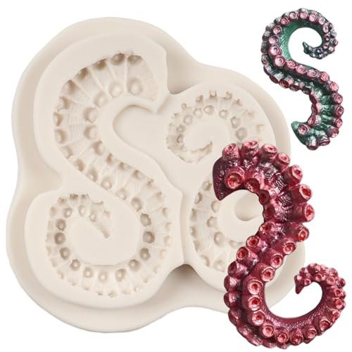 Tentacles Octopus Silicone Mold for Cake Decorating - Style A