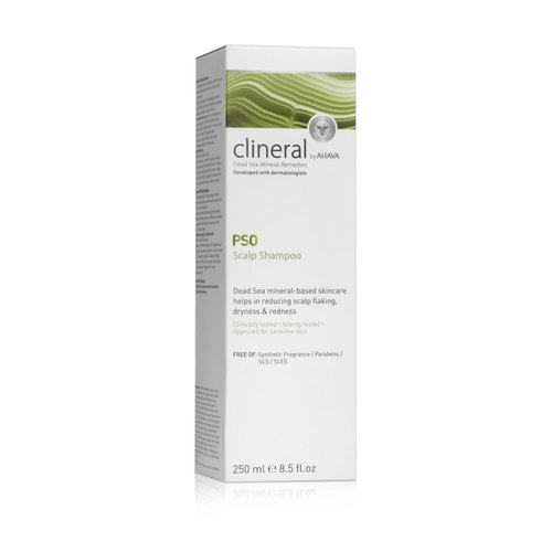 AHAVA Clineral Pso Scalp Shampoo - Gentle Formula to Alleviate Dryness & Irritation | 8.5 Fl. Oz