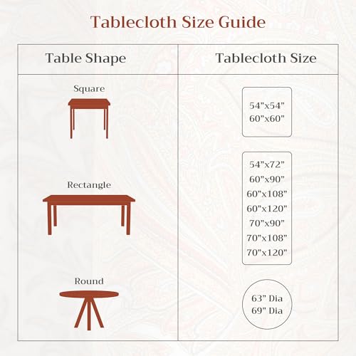 Maison d'Hermine 69-Inch Round Cotton Table Cloth - Thanksgiving Tartan Variant