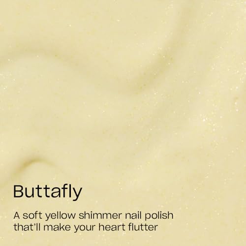 OPI Buttafly Nail Lacquer - Sheer Bright Yellow, Long-Lasting, Fast-Drying