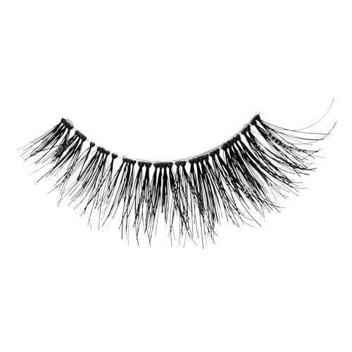 Medium Volume Wispy False Eyelashes - Pompadour Style, 16mm, 5 Pairs, Reusable & Easy to Apply
