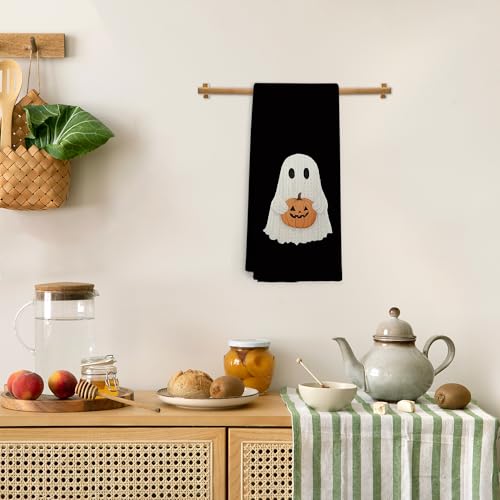 Halloween Ghost Kitchen Towels - Ghost Variation - 16x24 Inch Decorative Hand Towels