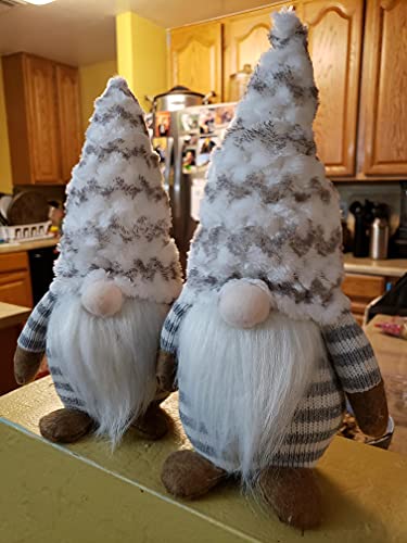 Faceless Christmas Gnome Decorations Ww-6, 2 Pack Handmade Plush Santa Gnomes for Holiday Decor