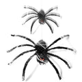 Halloween Animatronics Floating Hanging Spider - Sound Activated with Creepy Light-Up Eyes - Indoor Outdoor Haunted House Decor - Variation: Hanging Spider