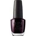 OPI Nail Lacquer Black Cherry Chutney - Opaque Dark Red Pearl, Long-Lasting