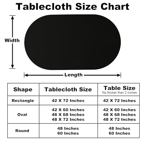 Navy Blue Fitted Spandex Oval Tablecloth 42x72 Inch with Elastic Band