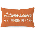 Pumpkin Orange Fall Throw Pillow Cover 12x20 Inch - Autumn Decor
