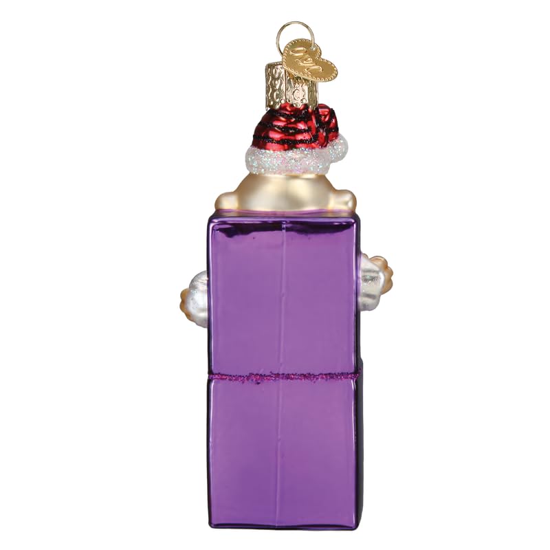 Old World Christmas Charlie-in-The-Box Glass Christmas Ornament - Handcrafted Holiday Decoration