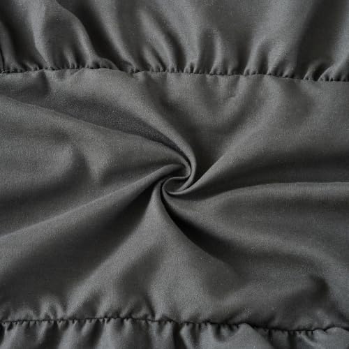Black Satin Ruffle Table Runner Set - 3 Pack, 14x118 Inches, Formal Decor
