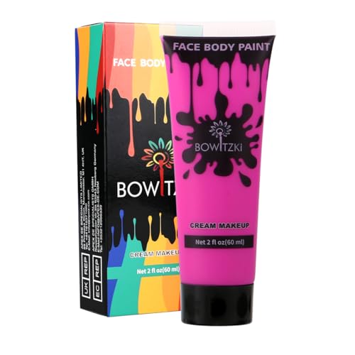 Bowitzki Water-Based Face and Body Paint 2oz Cream Makeup - Rose