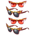 Funny Hot Dog Sunglasses 4-Pack - Novelty Costume Party Props