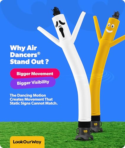 Ghost Inflatable Air Dancer Tube Man - 10ft Halloween Outdoor Yard Decoration - Variation of THIS listing