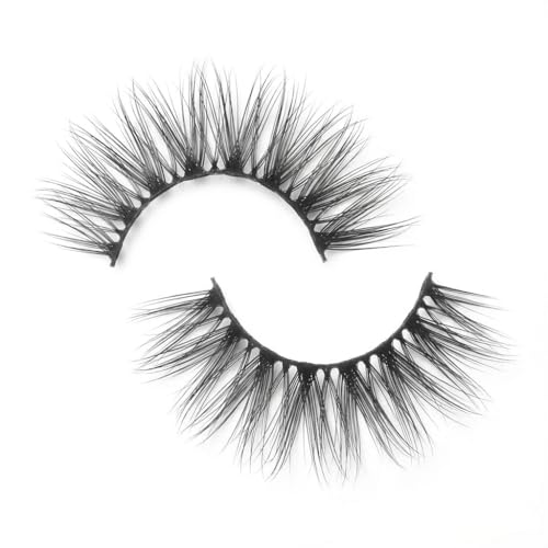 False Eyelashes 15 Pairs Natural Look Wispy Cat Eye 13MM Vegan Lashes
