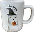 Halloween Ghost Ceramic Coffee Mug - Boo To You Variation