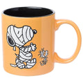 Peanuts Mummy Snoopy and Woodstock Ceramic Mug 20oz - Halloween Themed