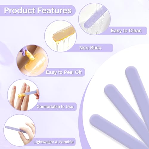 Reusable Silicone Wax Spatula for Hair Removal and Body Care