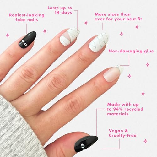 Halloween Mummy Press-On Nails - Salon-Quality Fake Nails for Spooky Manicure
