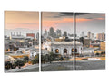 Kansas Cityscape Wall Art Canvas Print - Union Station City Panorama - Variation of Missouri Kansas / 40x60 Inch