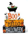 Halloween Ghost Bathroom Decor 4pcs Set - Black Ghost Restroom Accessories