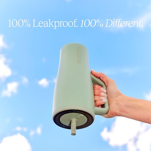 40oz Leakproof Insulated Water Bottle Tumbler with Handle & Straw - Dark Aura