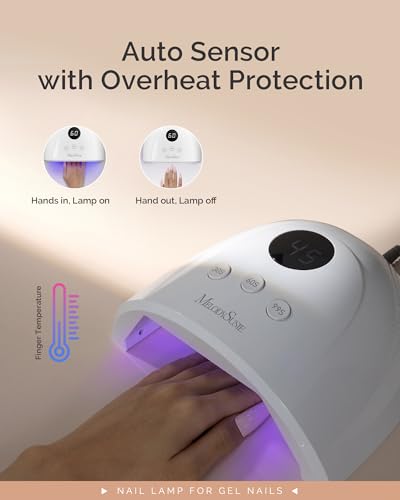 UV Nail Lamp for Gel Polish - Fast Curing 36W Hand & Foot Drying Light
