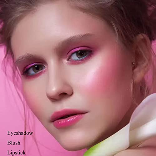 Pink Eyeshadow Palette - 16 Colors Matte & Glitter Korean Makeup Set