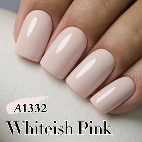 Nude Pink Gel Nail Polish 15ML - Same Color & Bottle Soak Off Manicure