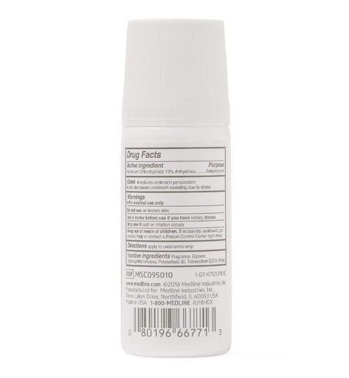 Roll-On Antiperspirant, Fresh Scent, Alcohol-Free, Reduces Underarm Sweat, 1.5 fl oz 1 Count (Pack of 2)