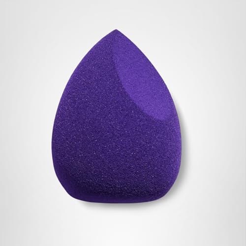 Keys Soulcare Natural Beauty Makeup Blending Sponge, Gentle + Angled for Precise Application, Blends Creams, Liquids & Powders, Vegan, Cruelty Free