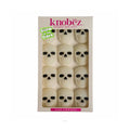 Skull Decorative Cabinet Knob Covers - Halloween Spooky Home Decor, 12 Pack