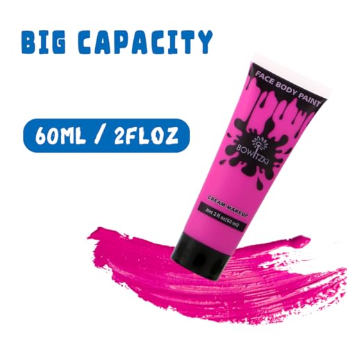 Bowitzki Water-Based Face and Body Paint 2oz Cream Makeup - Rose