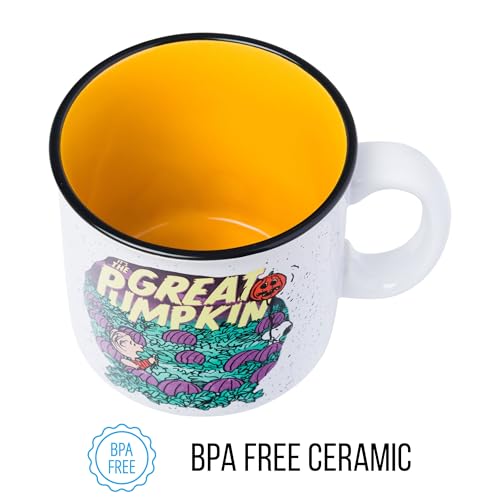 Peanuts Great Pumpkin Snoopy Ceramic Camper Mug 20oz - Variation of THIS listing