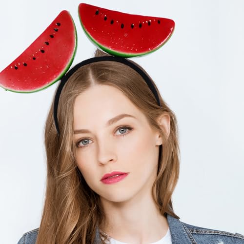 Watermelon Headband for Women - Fruit Hair Accessory for Parties & Weddings