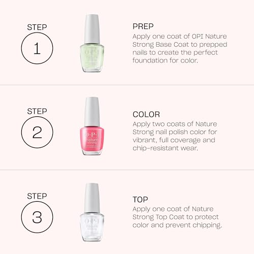 OPI Nature Strong Natural Origin Nail Polish Set - Emflowered Color / 3-Step System
