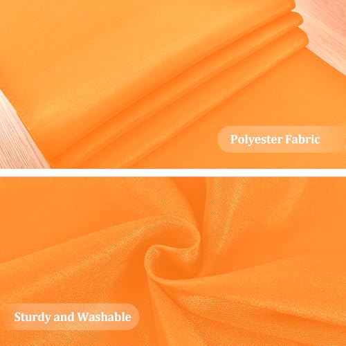 Farmhouse Orange Table Runner 12x90 Inch Dining Decor - Wolkemer