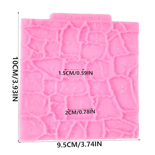 Brick Wall Texture Silicone Mold for Cake Decorating - Style F