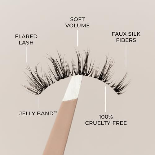 False Eyelashes - Natural, Flared 3/4 Length, 1 Pair - House of Lashes Purrr