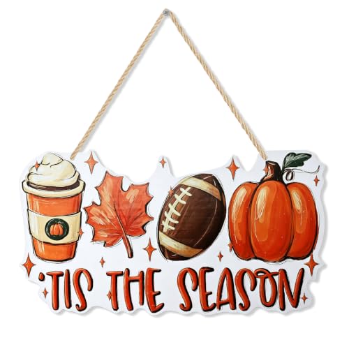 Fall Wooden Sign for Home & Front Door Decor - Season02