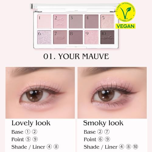 BBIA Essential Eye Palette 01 Your Mauve - Matte & Shimmer Eyeshadow Set