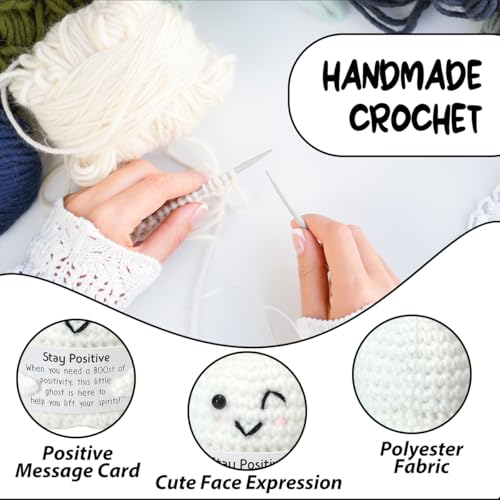 Halloween Ghost Decor - Cute Crochet Ghost for Home Tabletop - Variation: Ghost