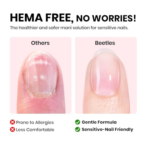 Beetles HEMA-Free Builder Gel Set with Gel Top & Base Coat - 3 Pcs 15ml, Glitter Variant