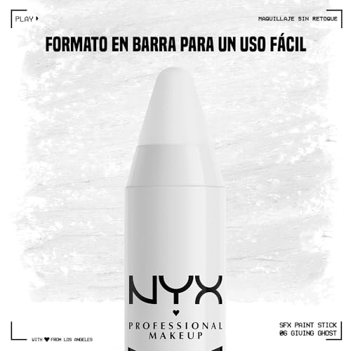 SFX Face & Body Paint Sticks White - High Coverage, Long-Lasting Makeup