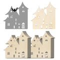 Halloween Wooden Shape Slices - Unfinished Rustic Decor for DIY Party Crafts 20pcs