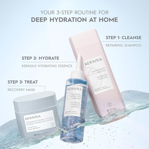 KERASILK Hydrating Essence, Rinse Treatment for Hydration & Shine, 150ml