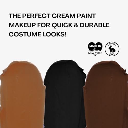 Mehron Makeup Tri-Color Halloween Face Paint Palette - Werewolf Edition